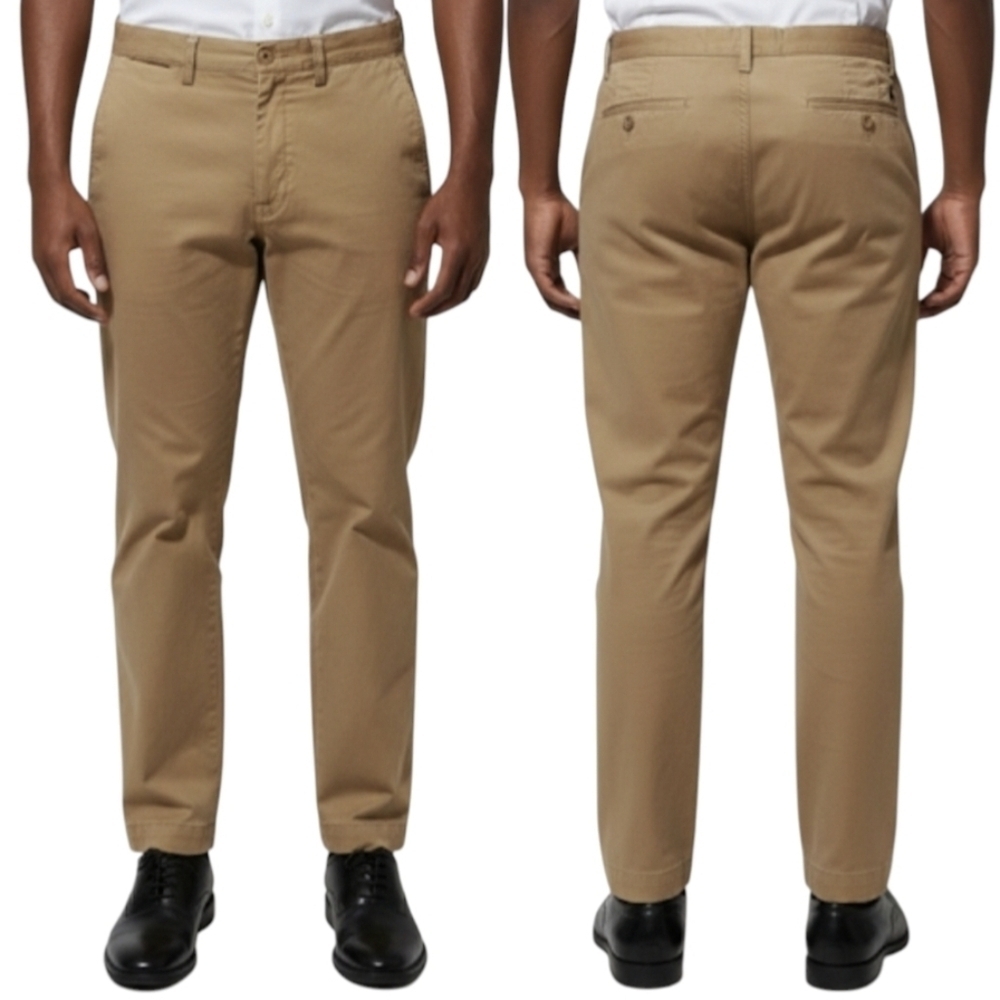Polo Ralph Lauren The Polo Chino Mens Khaki Pants 34X30 100% Cotton